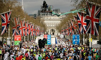 London Marathon 2008 - finished
