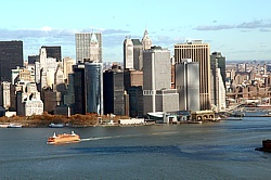 Nah am Wasser gebaut: Financial District in Lower Manhattan