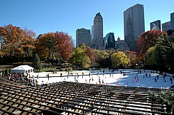 Wintervergnügen: Eisbahn im südlichen Central Park